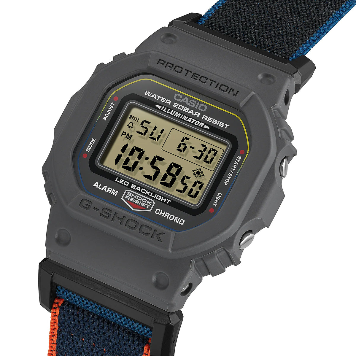 Casio G-Shock DW-5600MNC-8A2 Herrenuhr Grau Mehrfarbig
