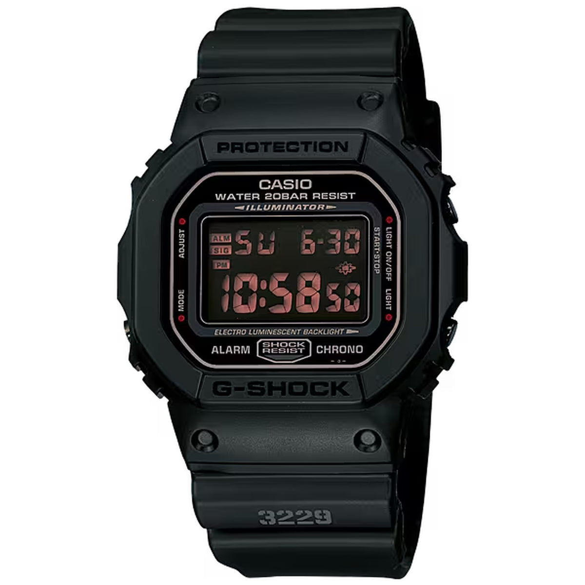 Casio G-Shock DW-5600MS-1 Herrenuhr Schwarz