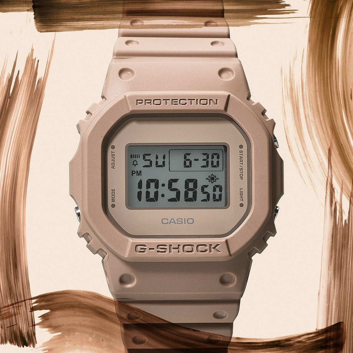 Casio G-Shock DW-5600NC-5 Herrenuhr Braun