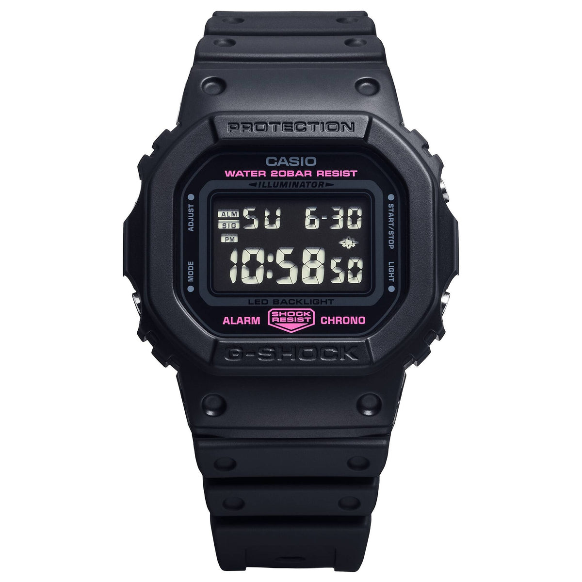 Casio G-Shock DW-5600PK-1 Herrenuhr Schwarz