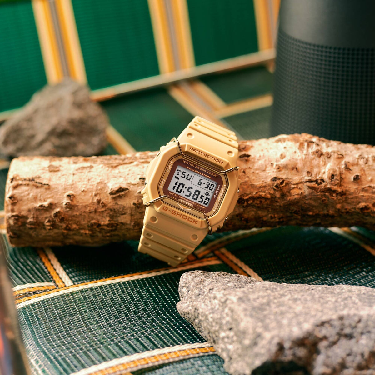 Casio G-Shock DW-5600PT-5 Herrenuhr Beige