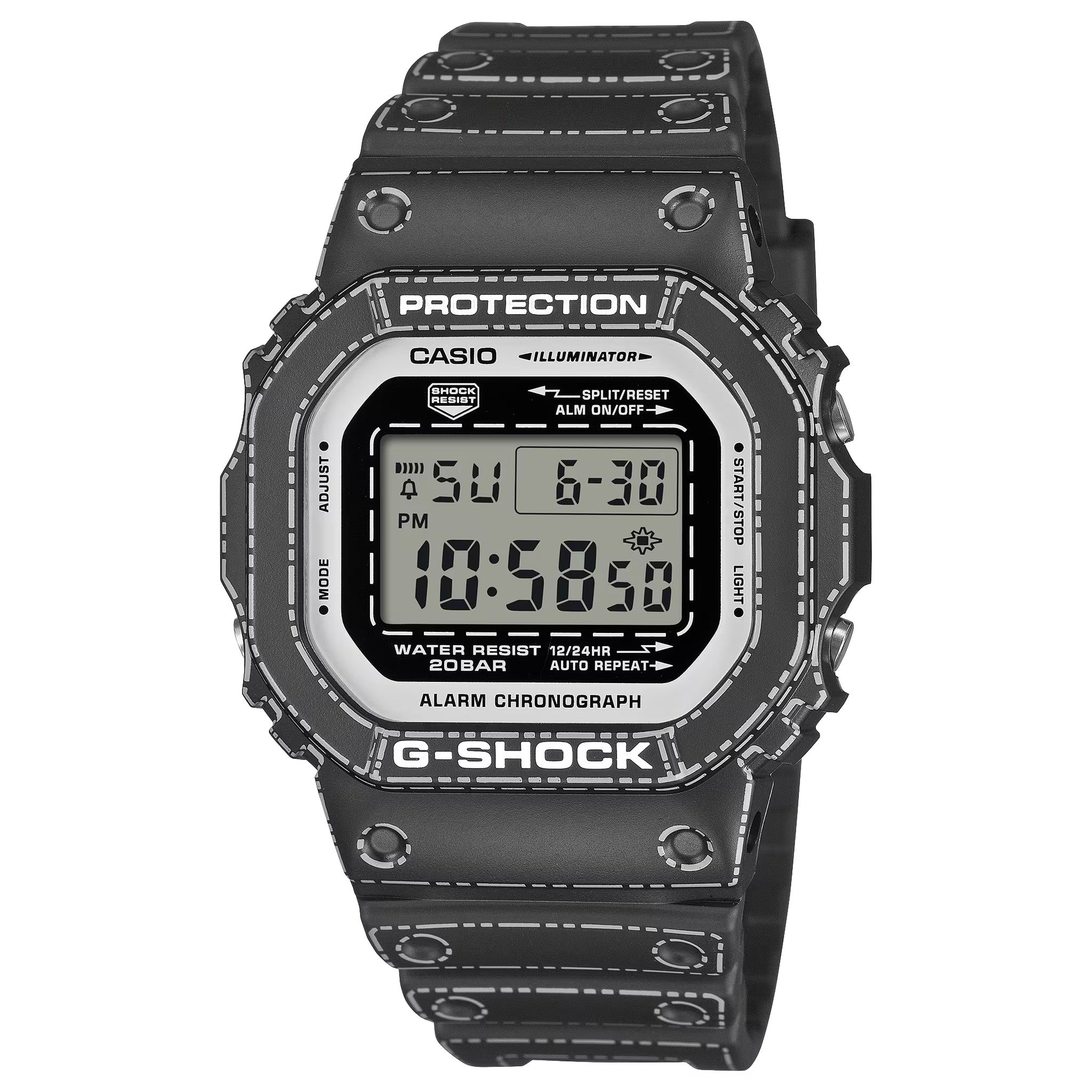 Casio G-Shock DW-5600RGM-1 Herrenuhr, Schwarz, Origami