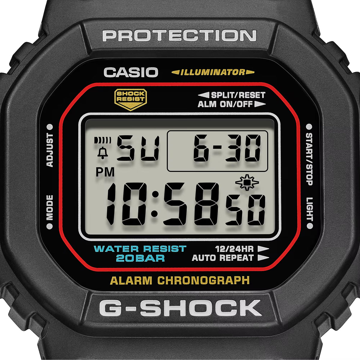 Casio G-Shock DW-5600RL-1 Herrenuhr Schwarz