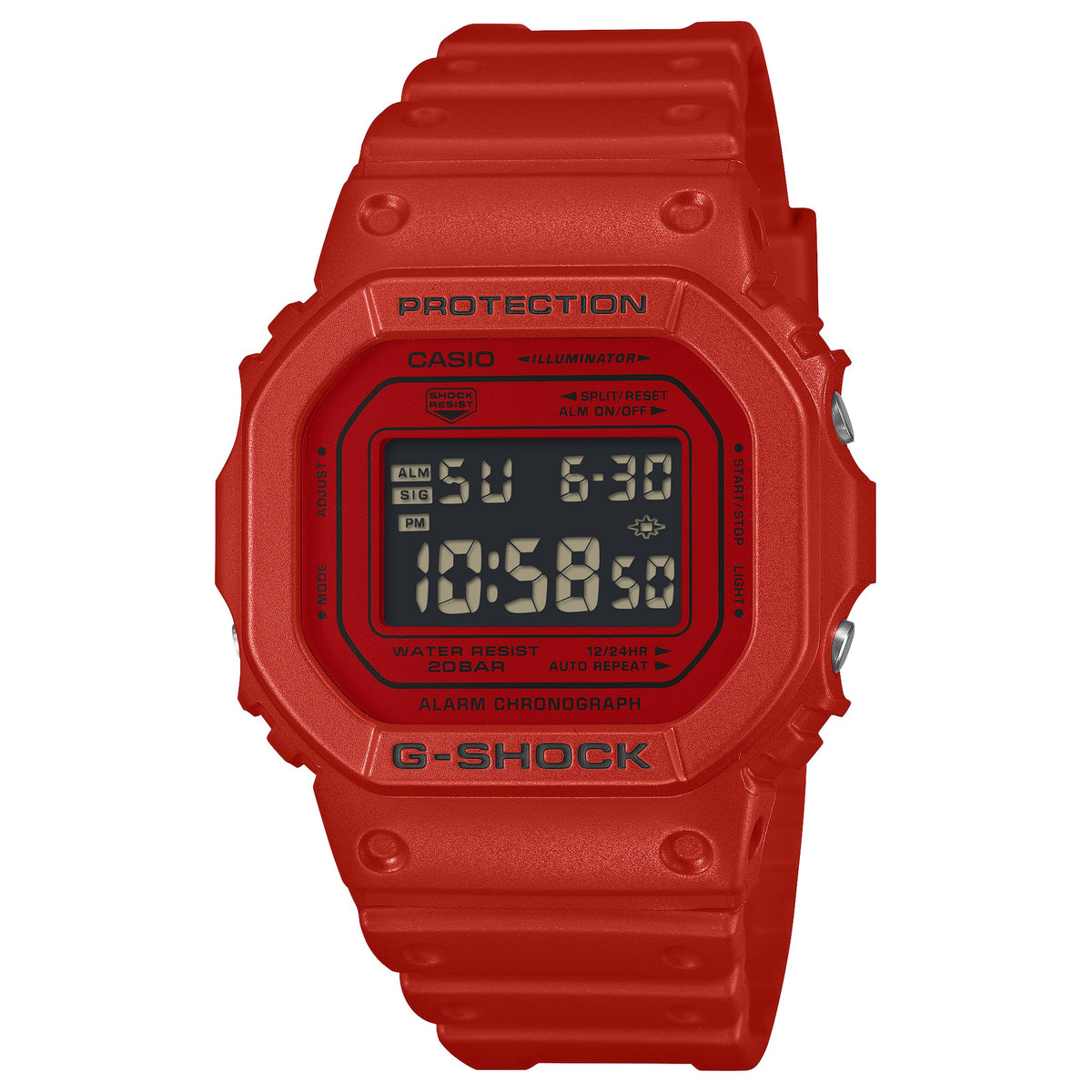 Casio G-Shock DW-5600RRB-4 Herrenuhr Rot