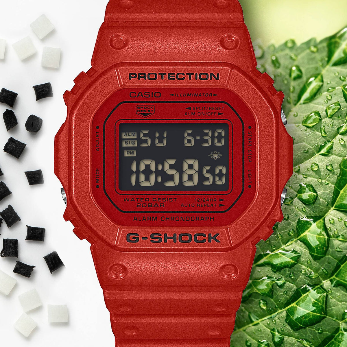 Casio G-Shock DW-5600RRB-4 Herrenuhr Rot