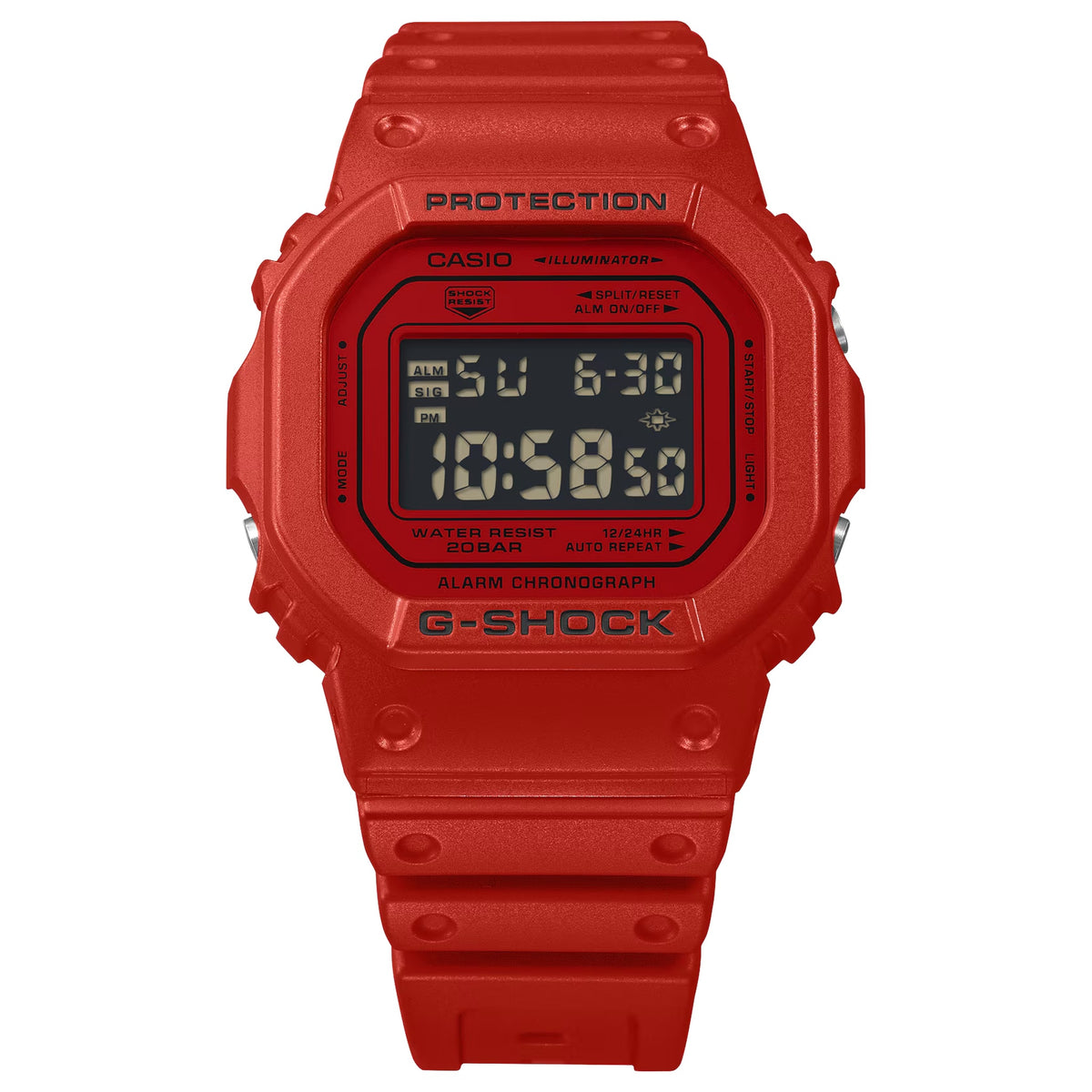 Casio G-Shock DW-5600RRB-4 Herrenuhr Rot