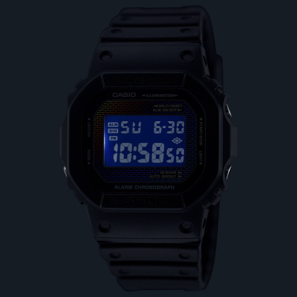 Casio G-Shock DW-5600RW-1 Herrenuhr Schwarz
