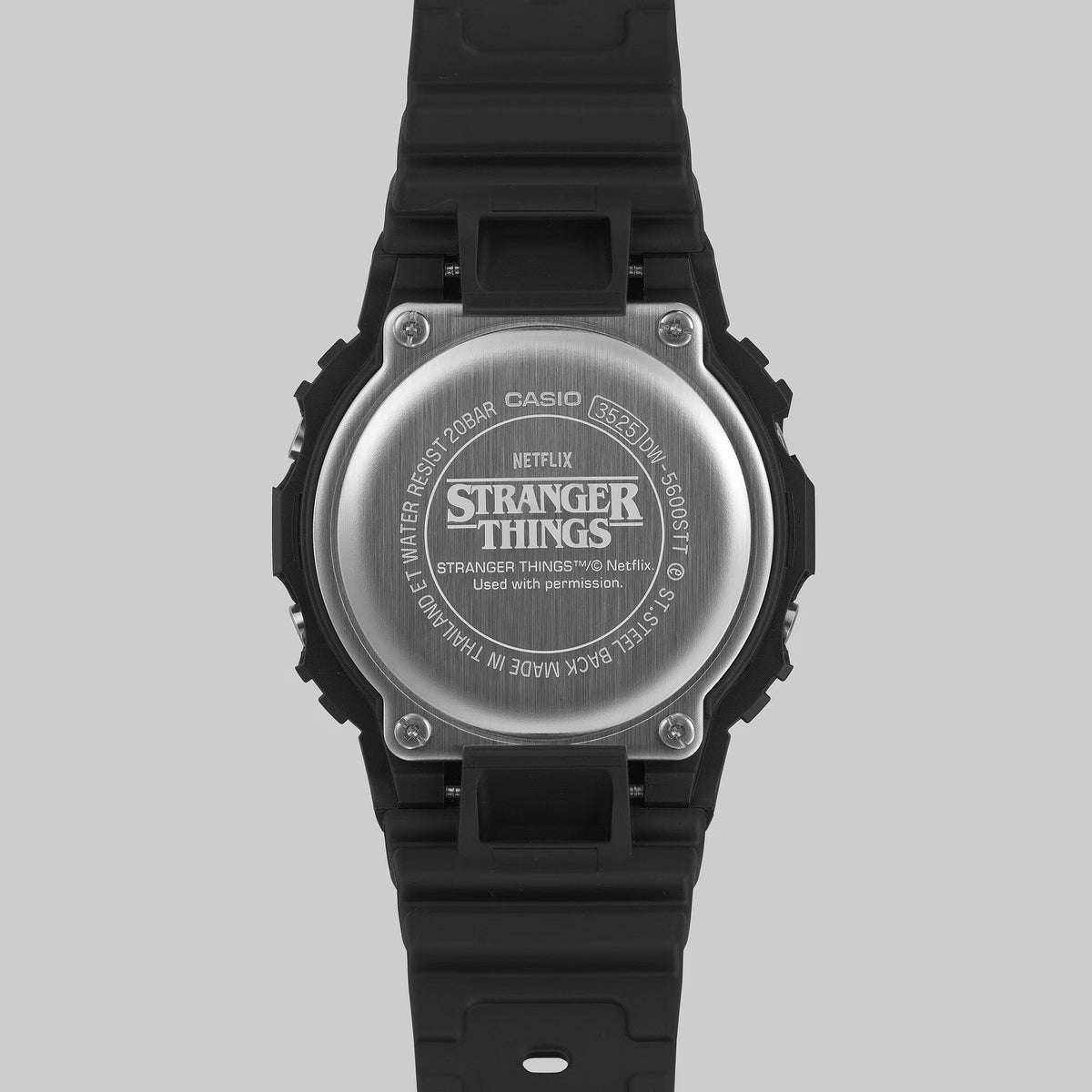 Casio G-Shock DW-5600STT-1 Herrenuhr Schwarz Stranger Things