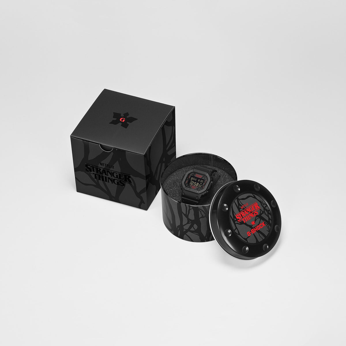 Casio G-Shock DW-5600STT-1 Herrenuhr Schwarz Stranger Things