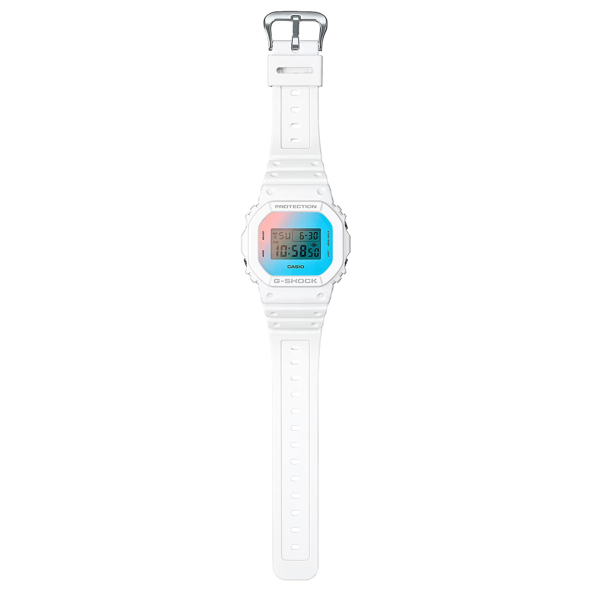 Casio G-Shock DW-5600TL-7 Herrenuhr Weiß Bunt