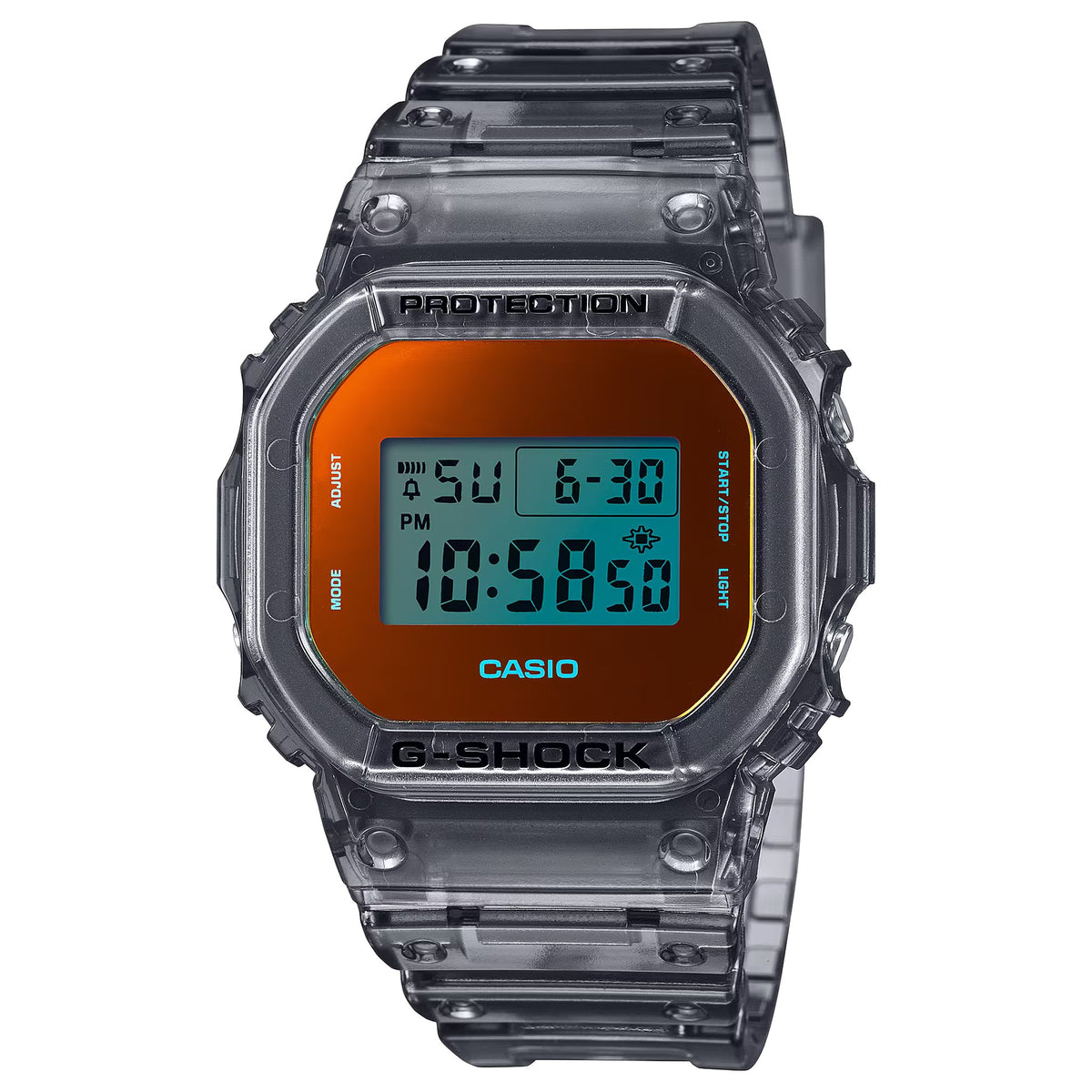 Casio G-Shock DW-5600TLS-8 Herrenuhr Transparent Grau