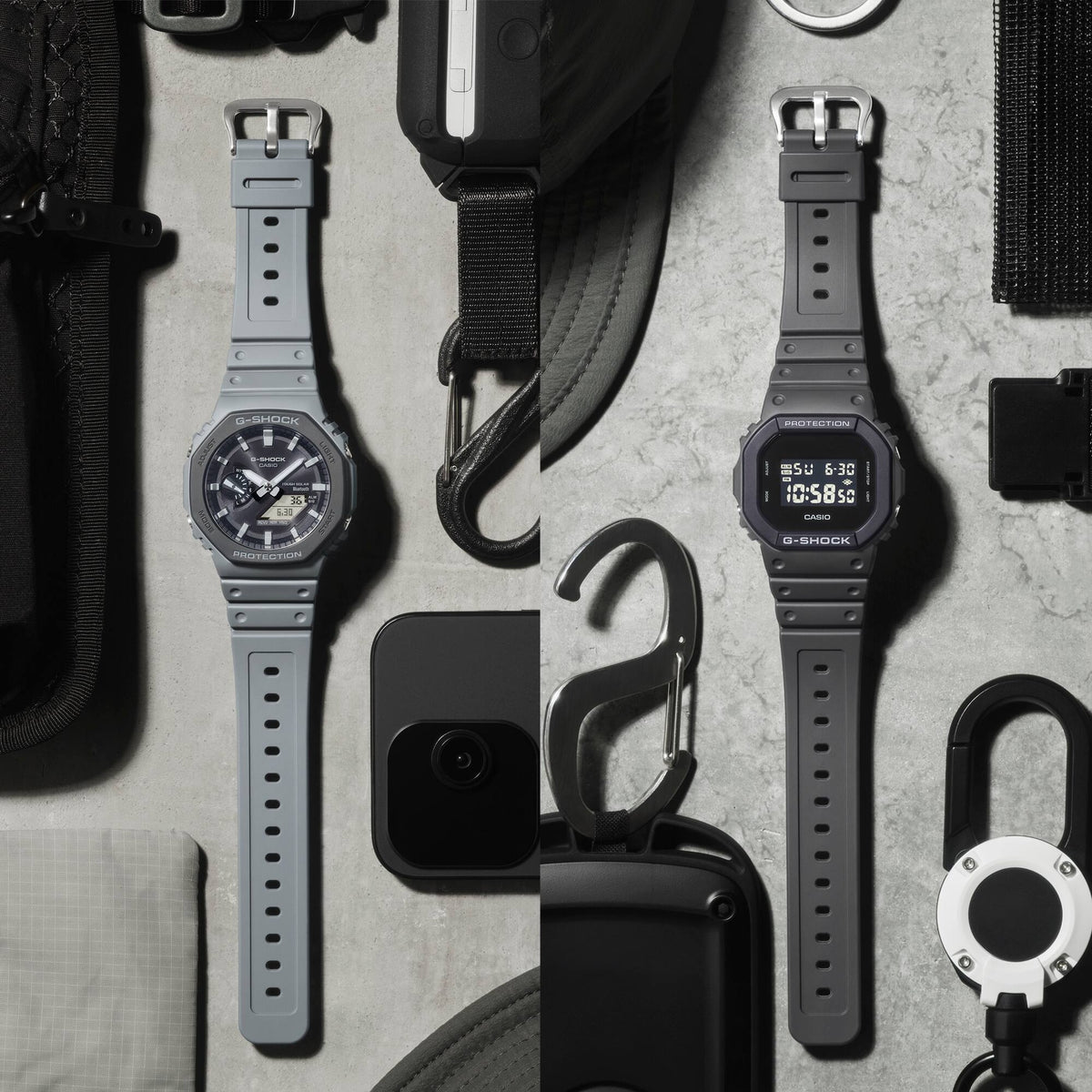 Casio G-Shock DW-5610UU-8 Herrenuhr Grau