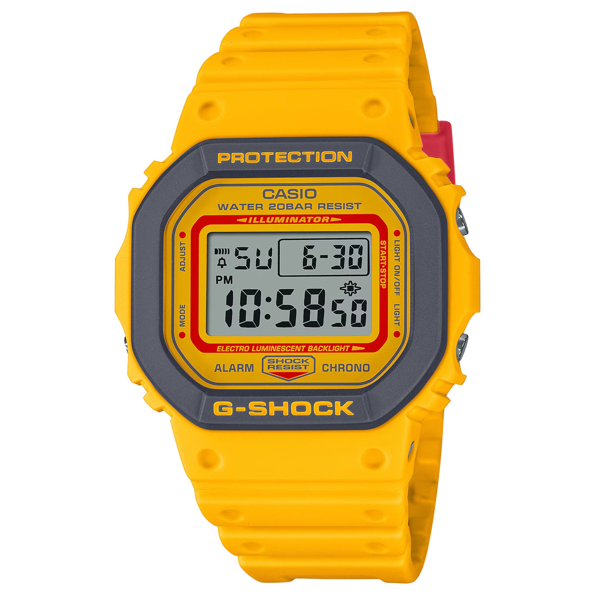 Casio G-Shock DW-5610Y-9 Herrenuhr Gelb Grau