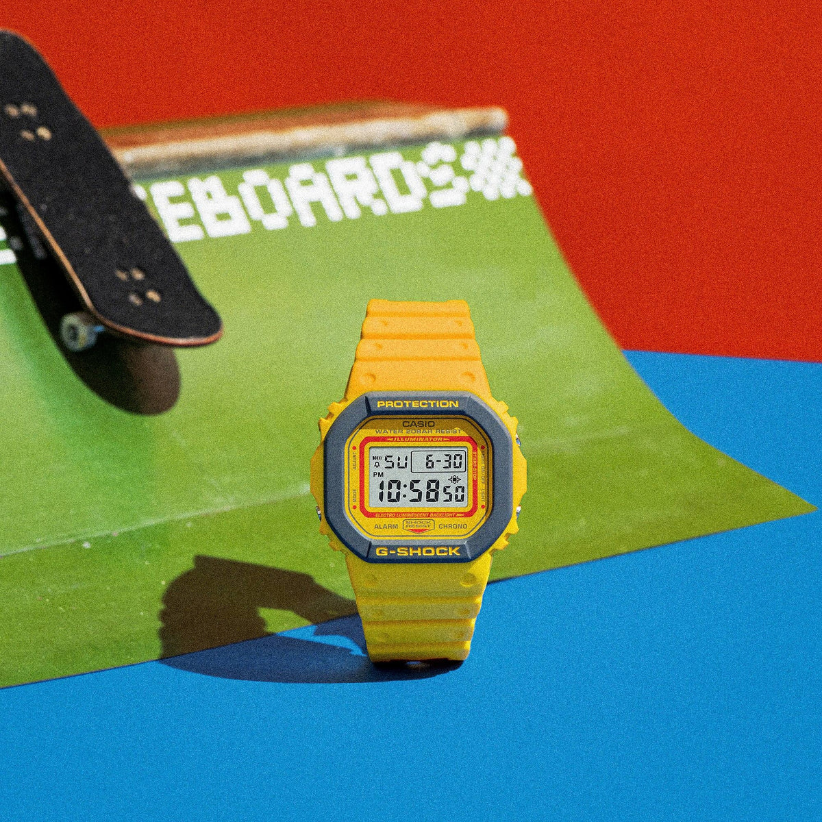 Casio G-Shock DW-5610Y-9 Herrenuhr Gelb Grau