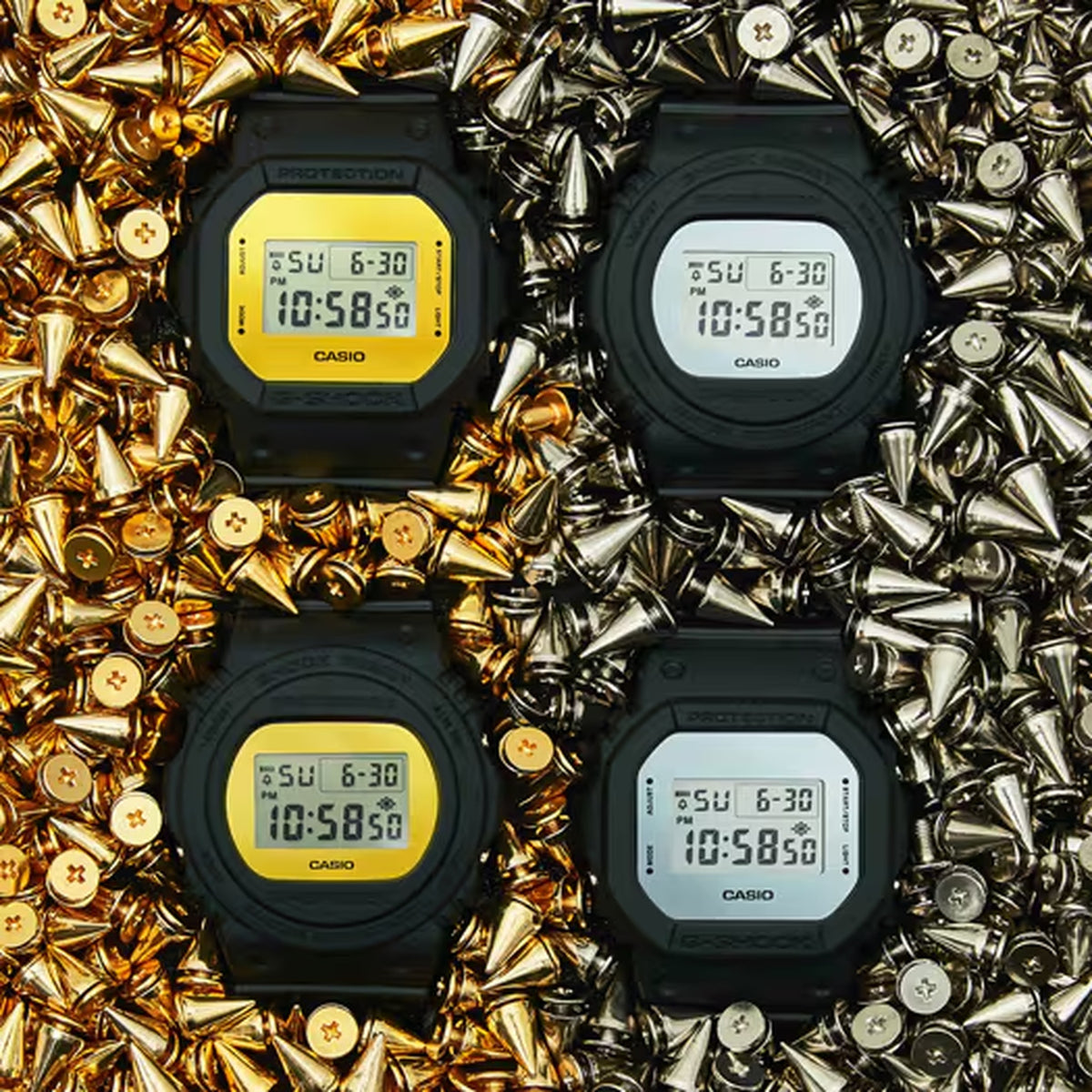 Casio G-Shock DW-5700BBMB-1 Herrenuhr Schwarz Gold