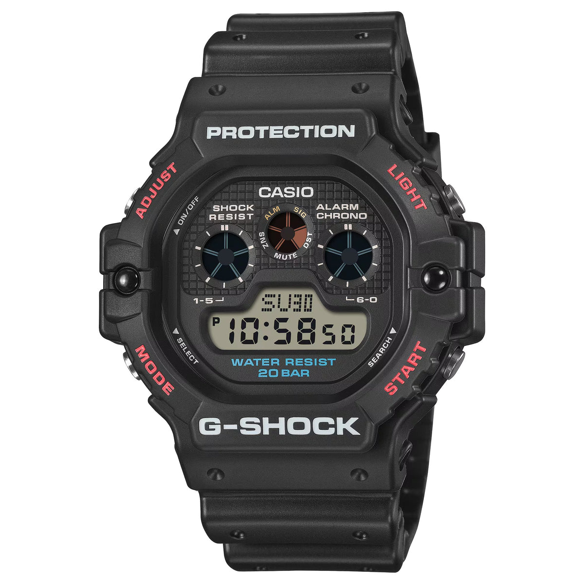 Casio G-Shock DW-5900U-1 Herrenuhr, Schwarz