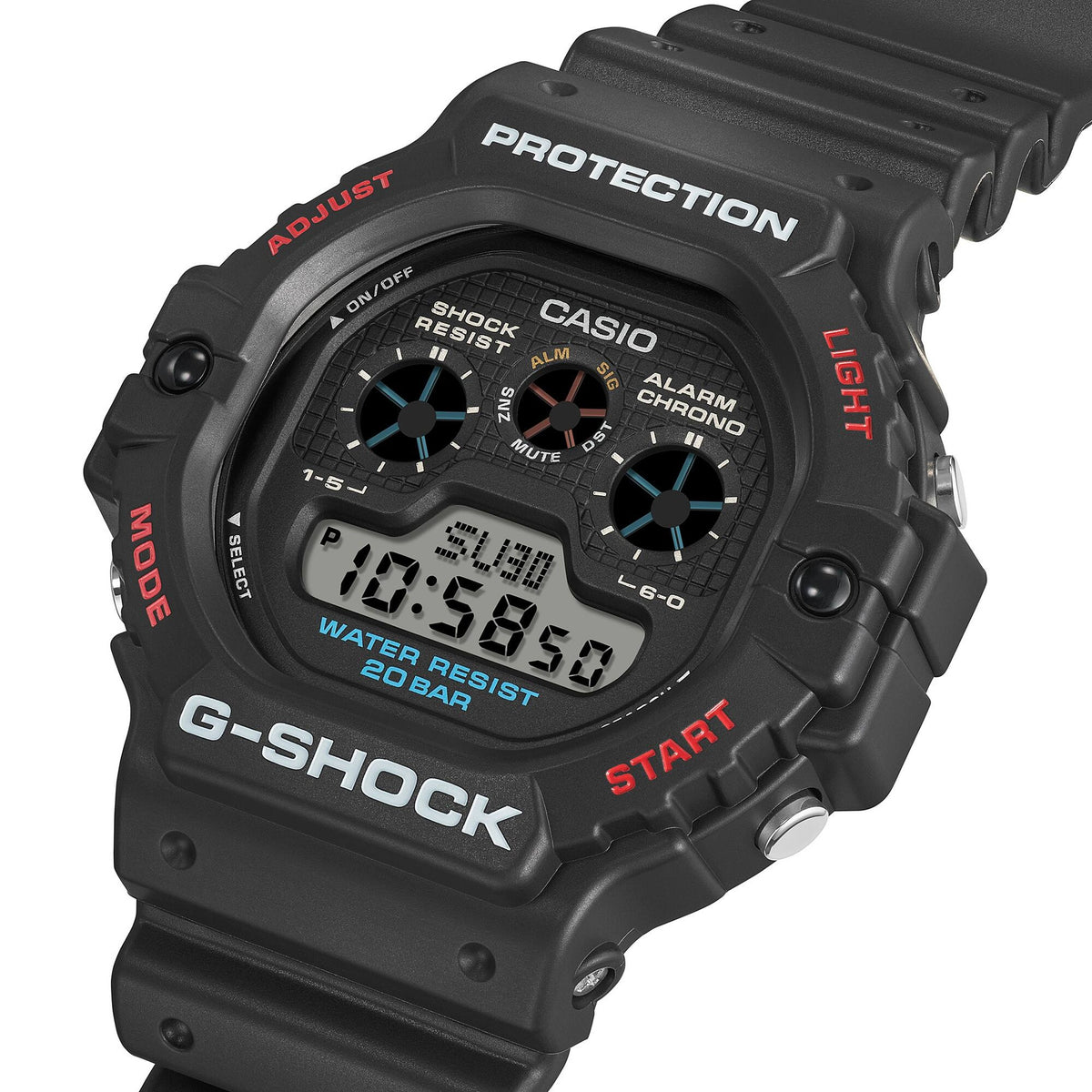 Casio G-Shock DW-5900U-1 Herrenuhr, Schwarz