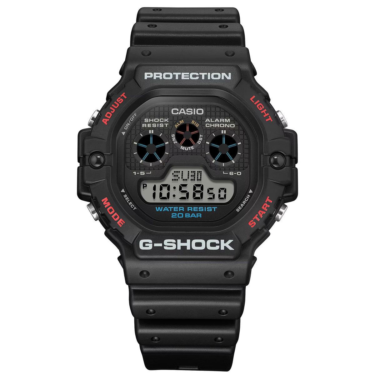 Casio G-Shock DW-5900U-1 Herrenuhr, Schwarz