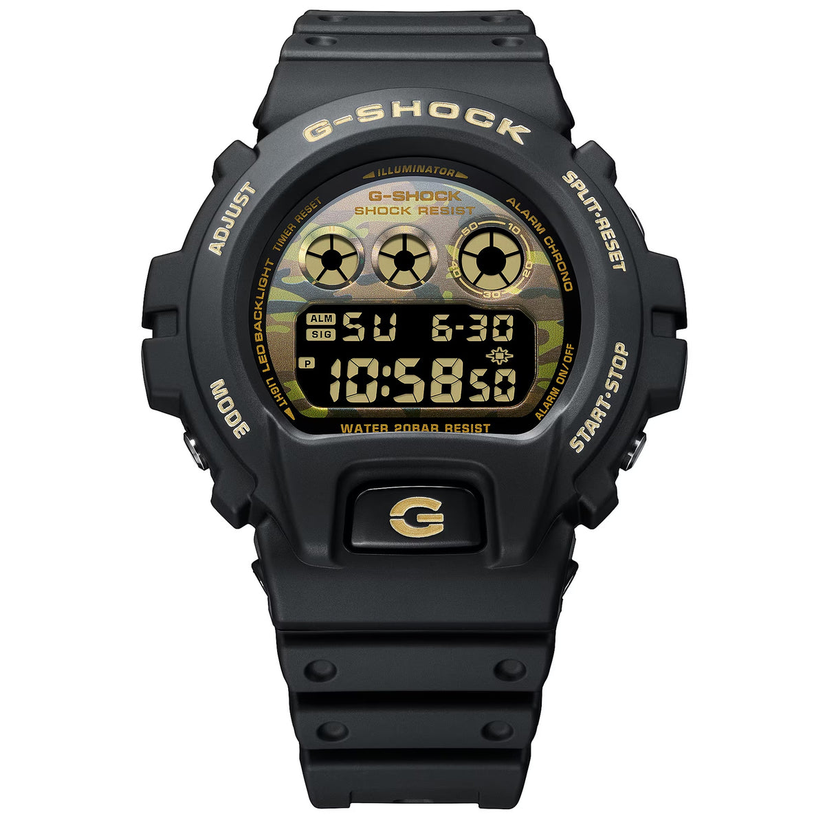 Casio G-Shock DW-6900CF-1 Herrenuhr Schwarz Gold