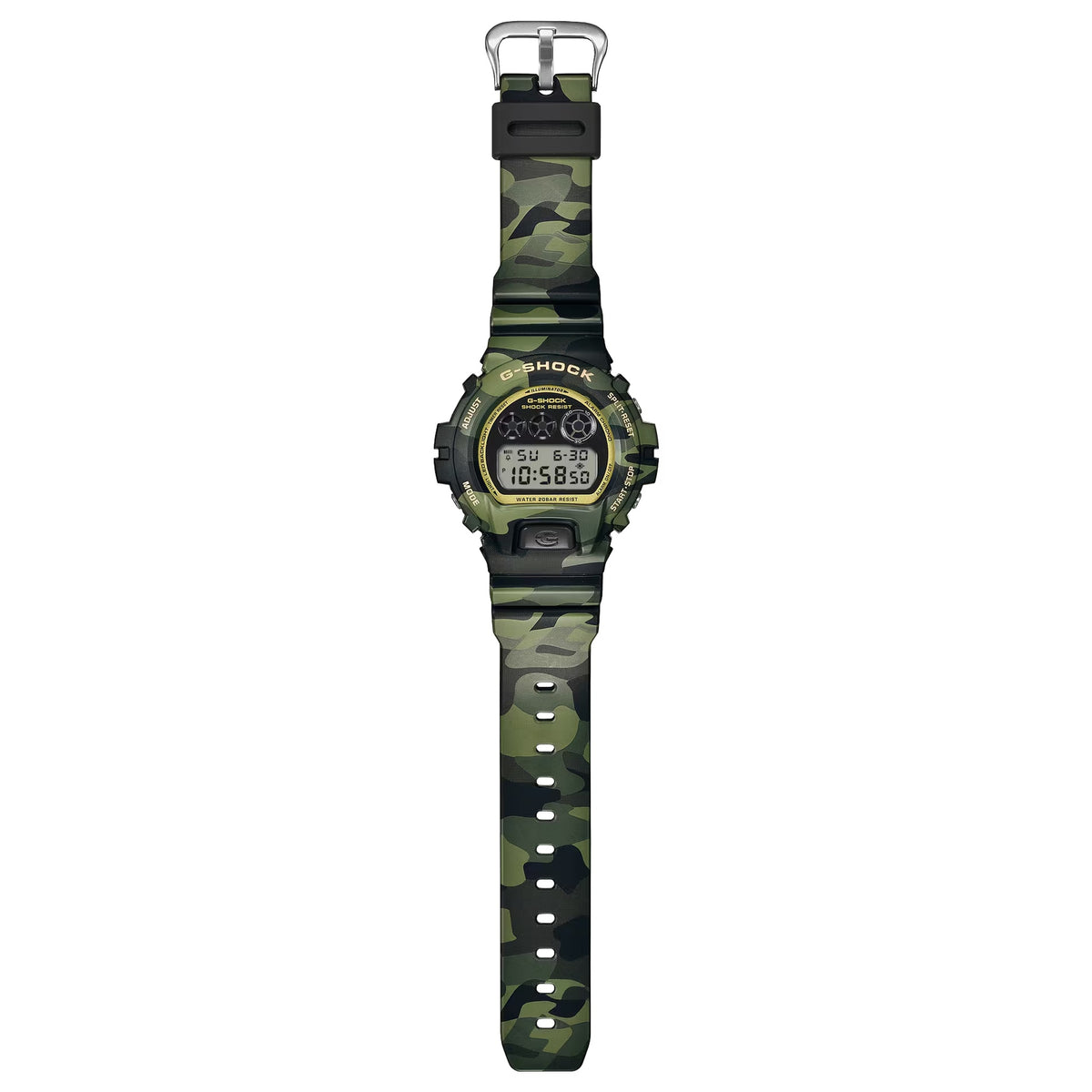 Casio G-Shock DW-6900CMG-3 Herrenuhr, Camouflage Gold