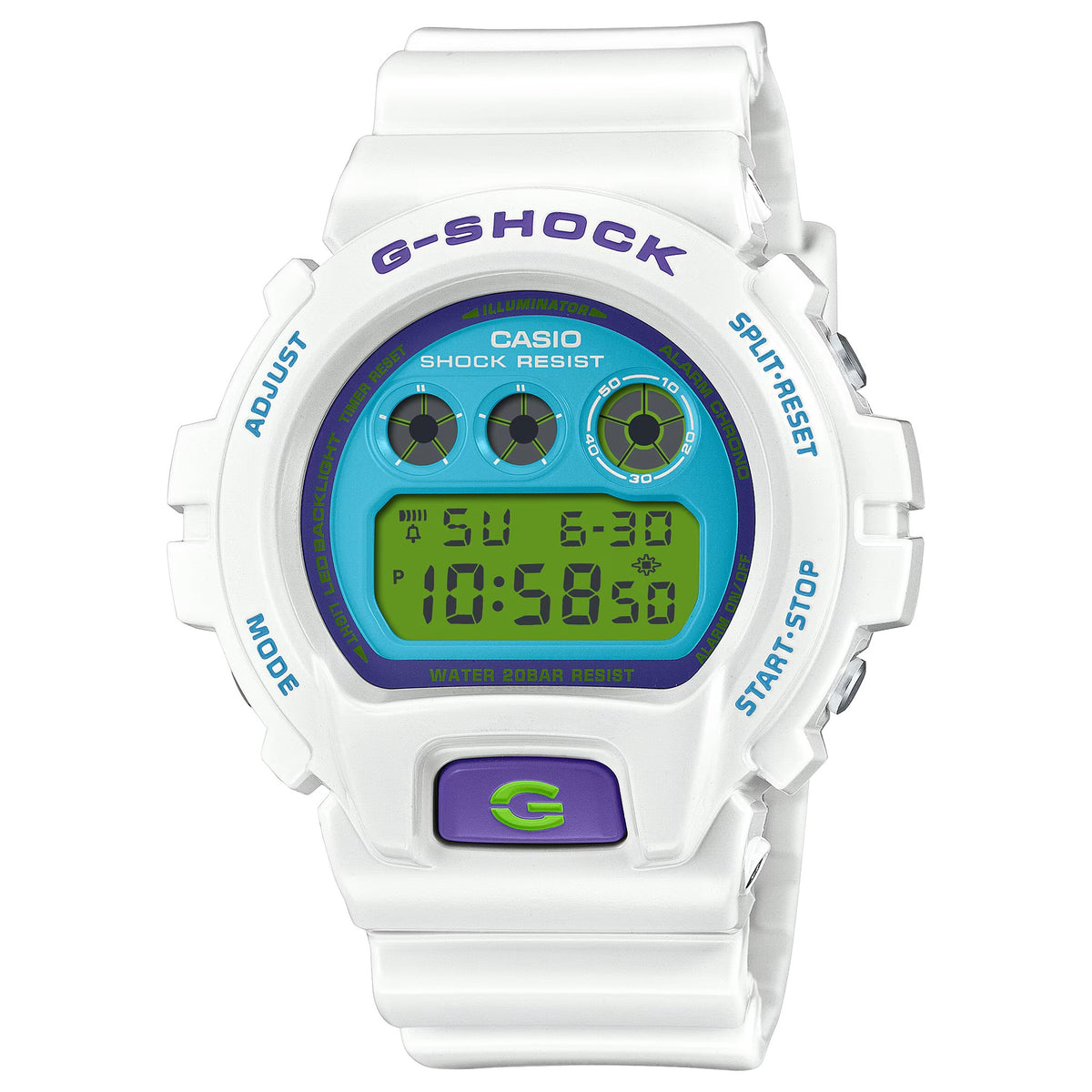 Casio G-Shock DW-6900RCS-7 Herrenuhr Weiß Mehrfarbig