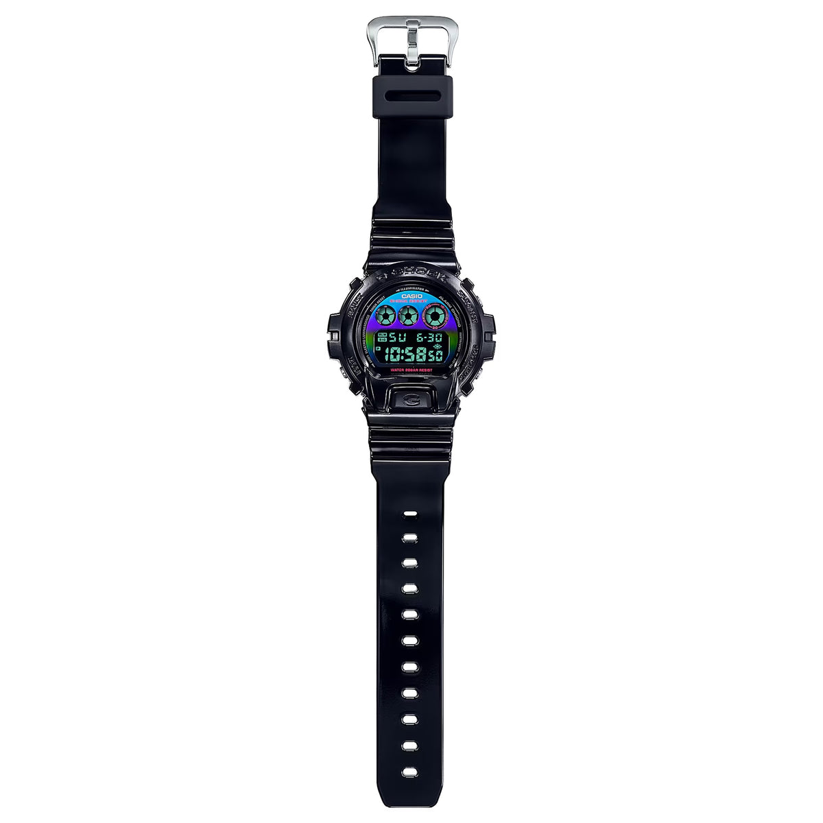 Casio G-Shock DW-6900RGB-1 Herrenuhr Schwarz Multicolor