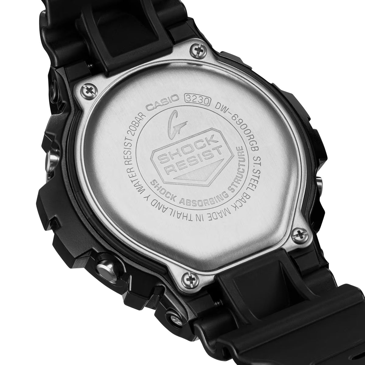 Casio G-Shock DW-6900RGB-1 Herrenuhr Schwarz Multicolor