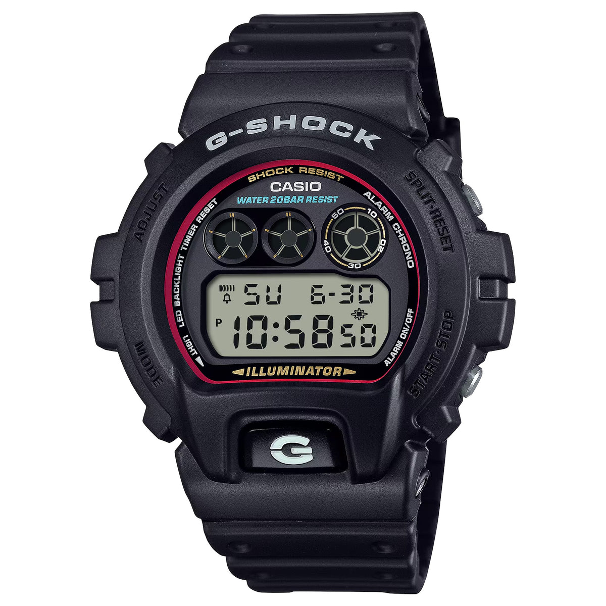 Casio G-Shock DW-6900RL-1 Herrenuhr Schwarz