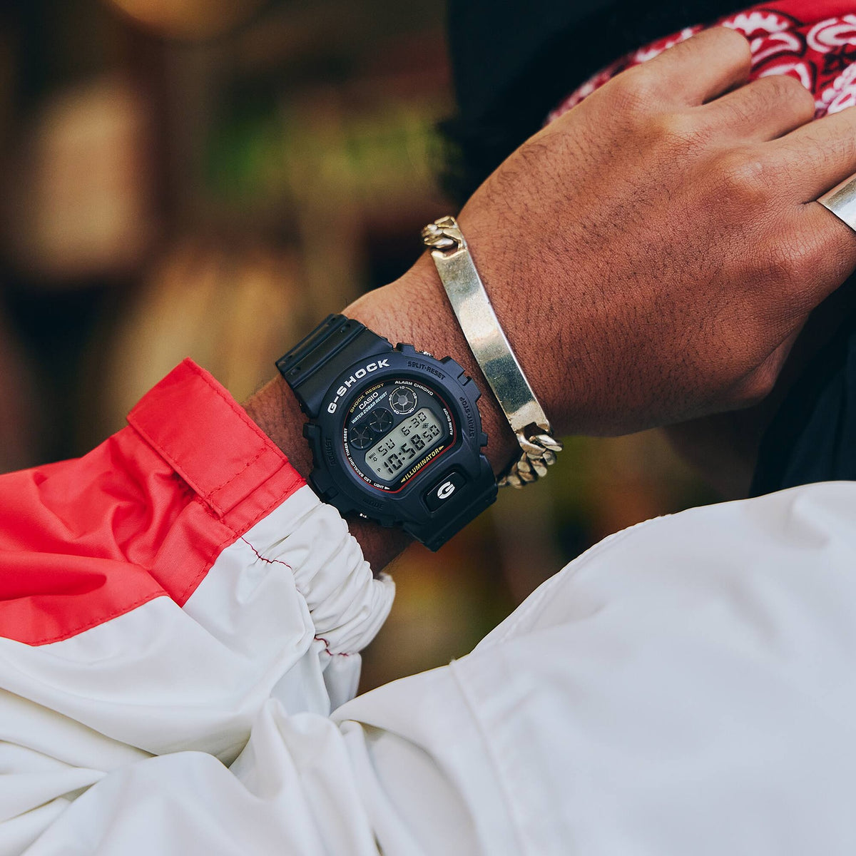 Casio G-Shock DW-6900RL-1 Herrenuhr Schwarz