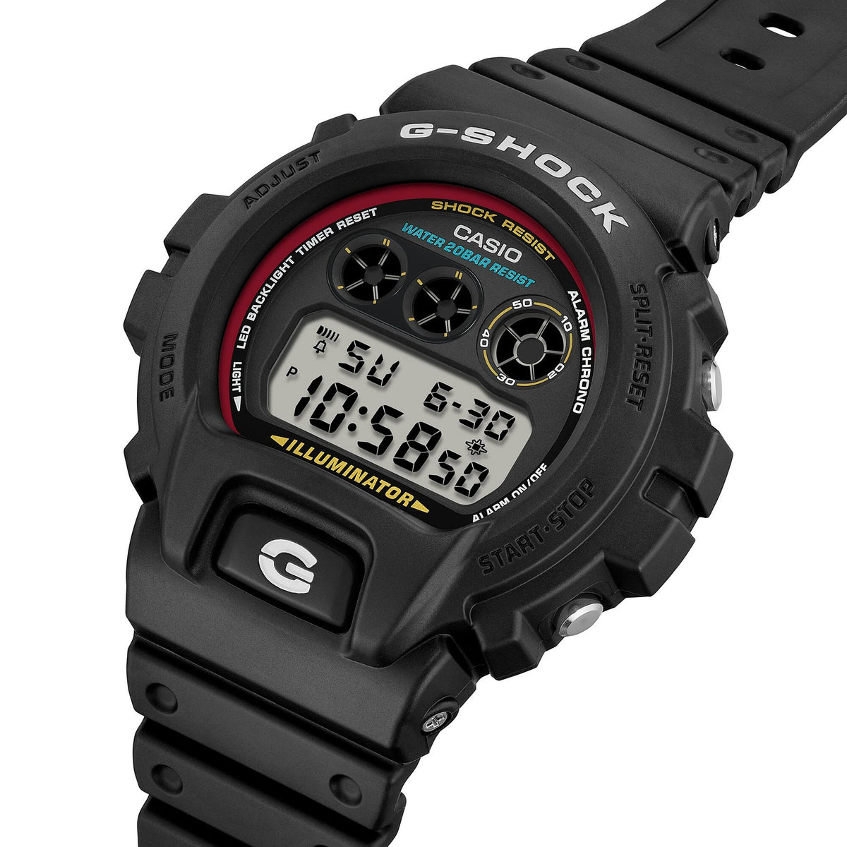 Casio G-Shock DW-6900RL-1 Herrenuhr Schwarz