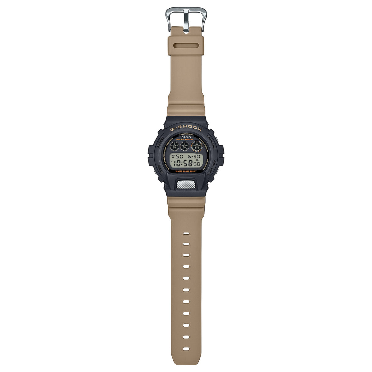 Casio G-Shock Herrenuhr DW-6900TU-1A5 Schwarz Beige