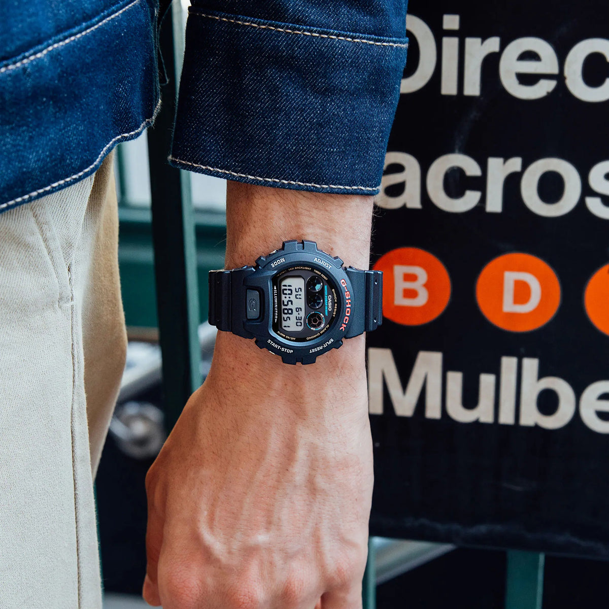 Casio G-Shock DW-6900U-1 Herrenuhr Schwarz