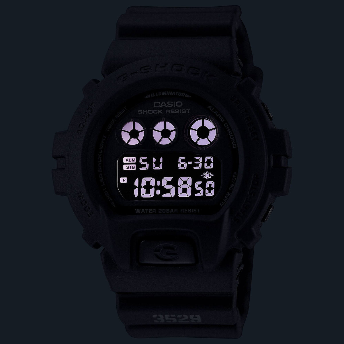 Casio G-Shock DW-6900UMS-1 Herrenuhr Schwarz