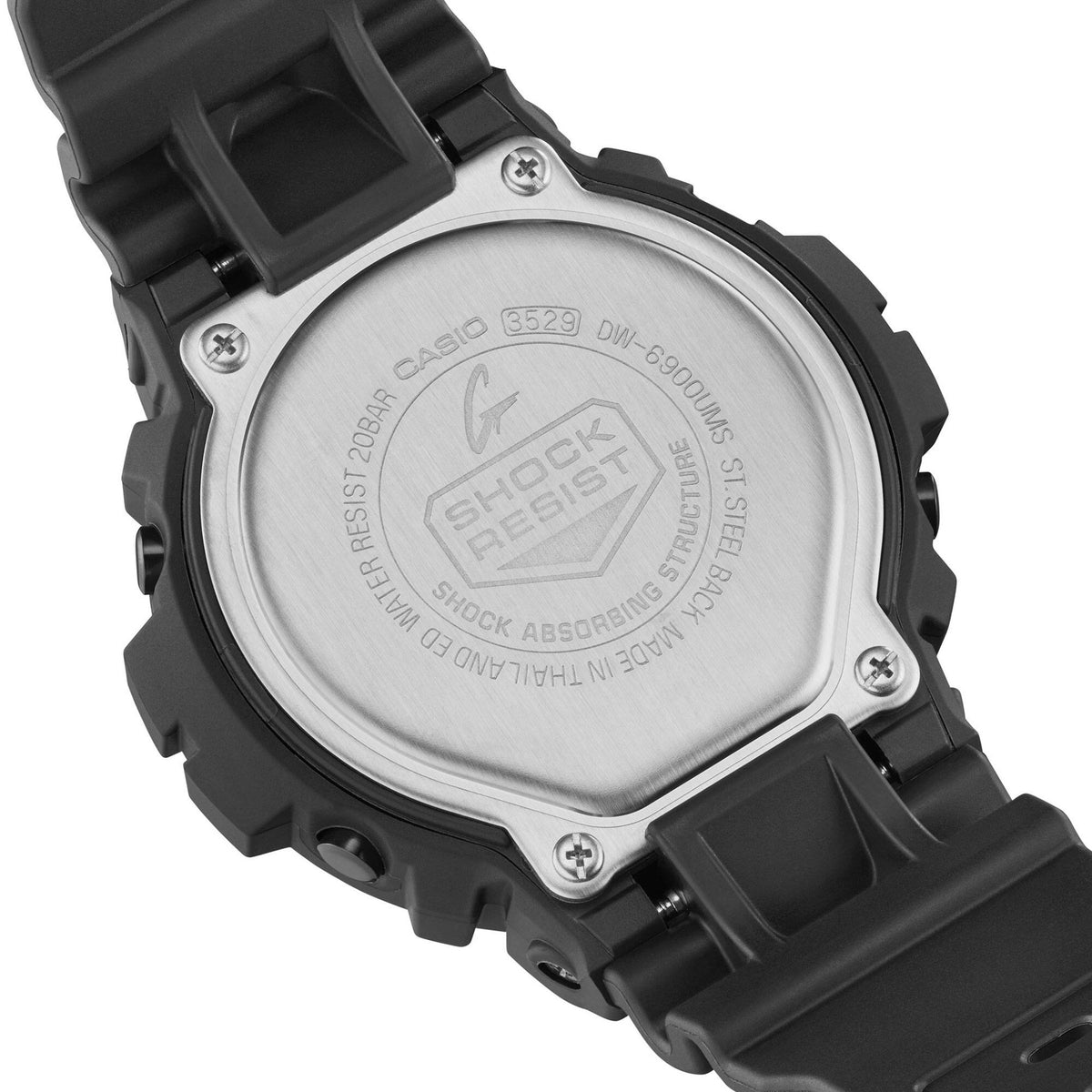 Casio G-Shock DW-6900UMS-1 Herrenuhr Schwarz