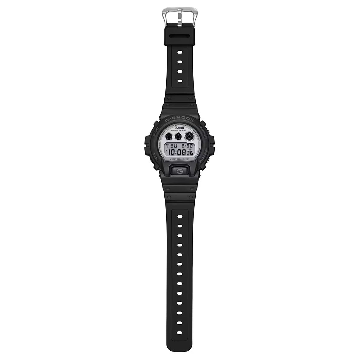 Casio G-Shock DW-6900WD-1 Herrenuhr Schwarz Weiß