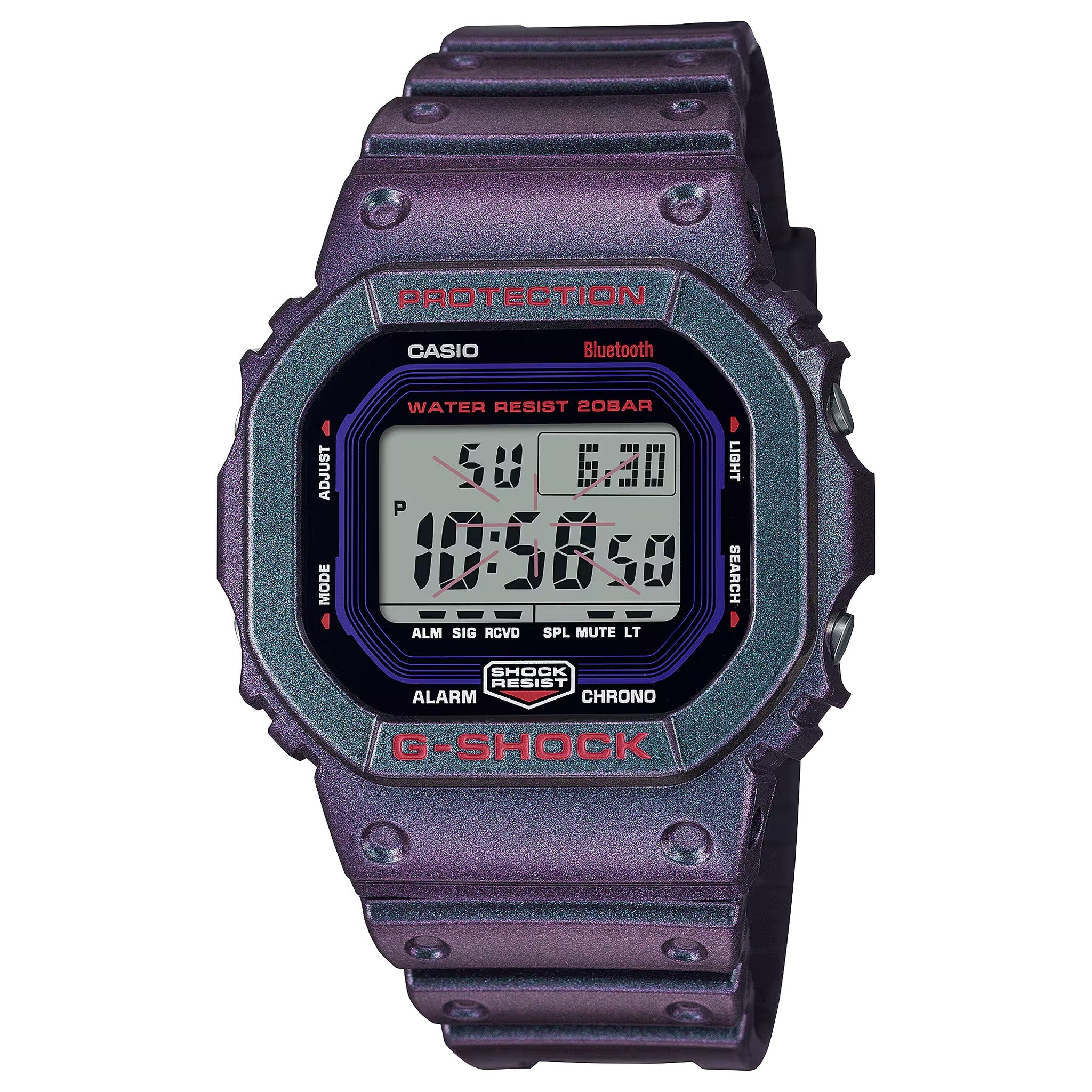 Casio G-Shock DW-B5600AH-6 Herrenuhr Mehrfarbig