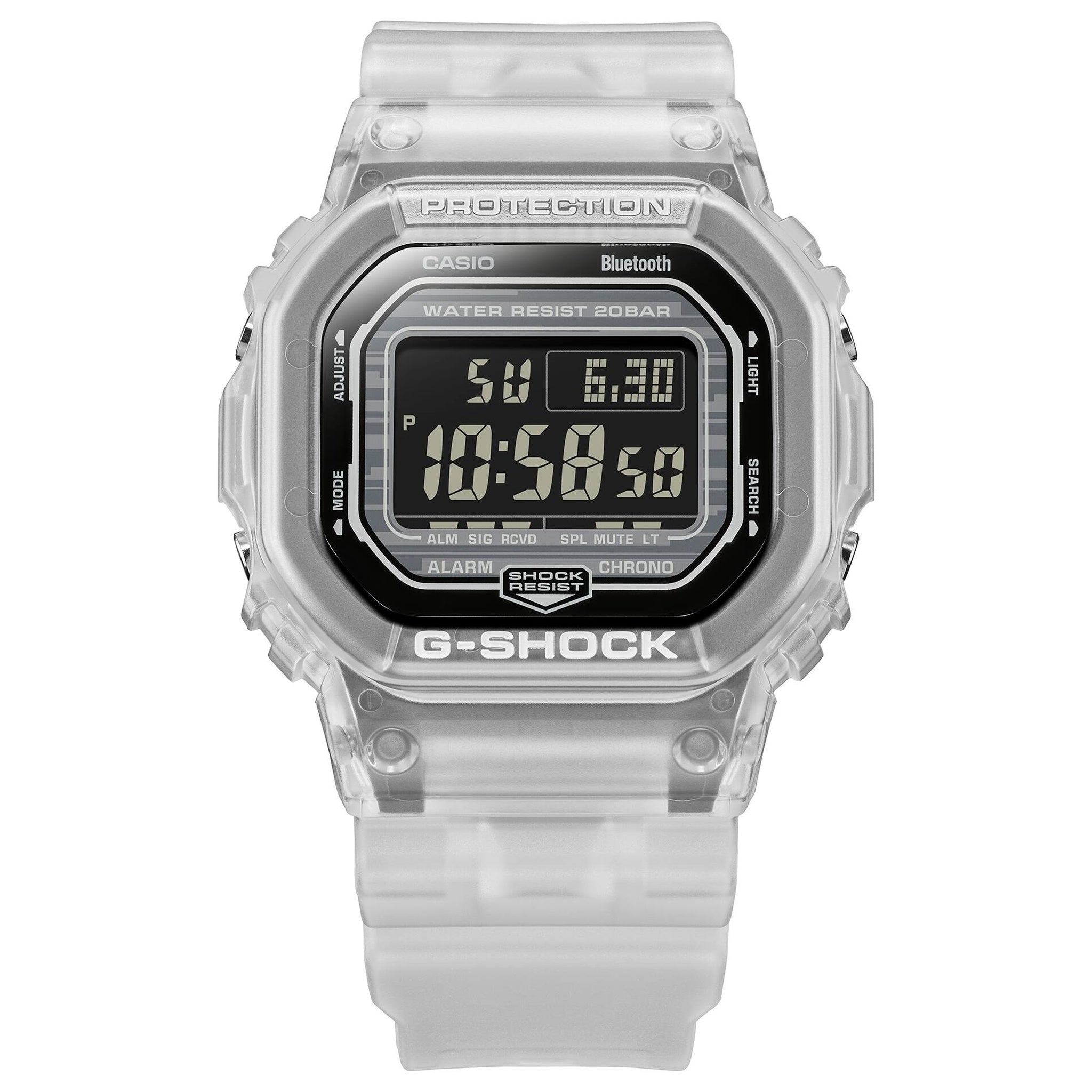 Casio G-Shock DW-B5600G-7 Men's Transparent Watch