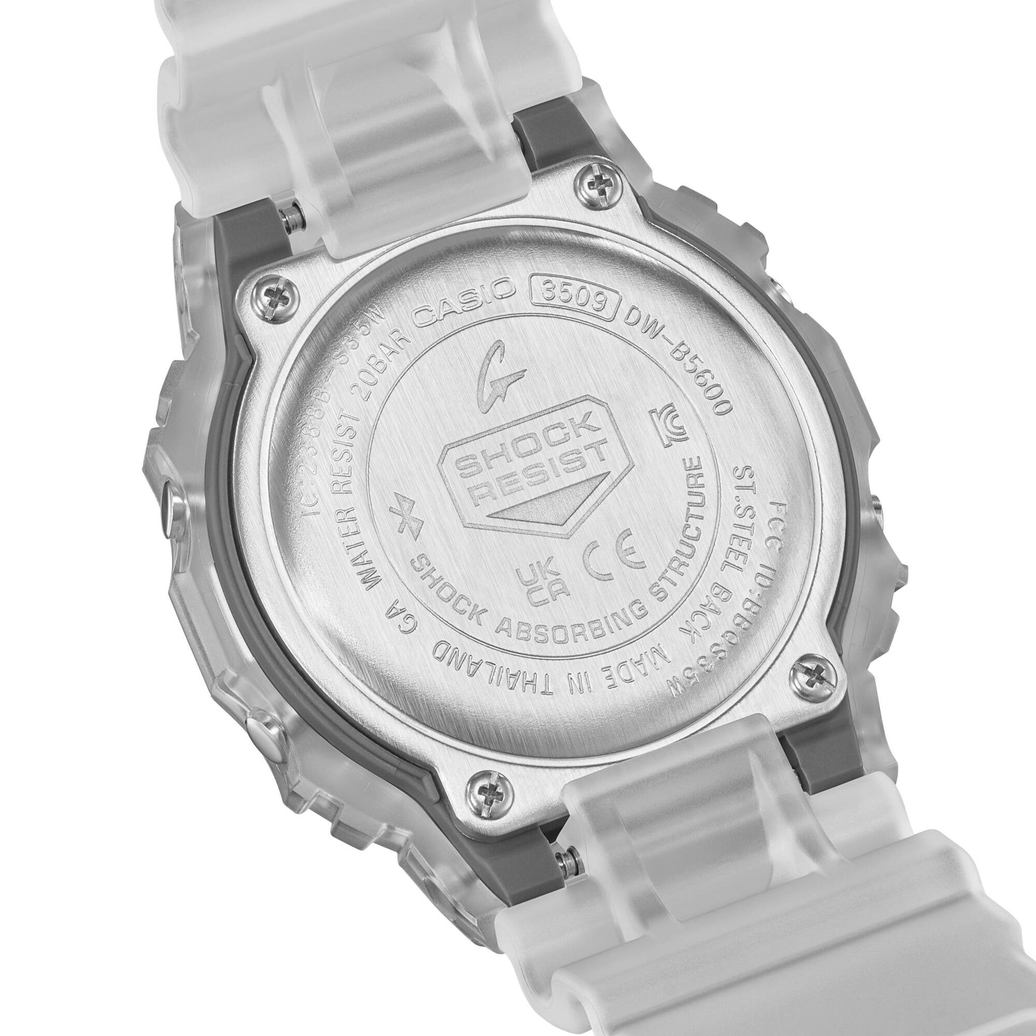 Casio G-Shock DW-B5600G-7 Men's Transparent Watch