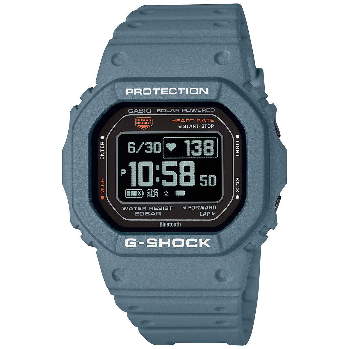 Montre Casio G-Shock Move DW-H5600-2 Solaire Digitale Bleu