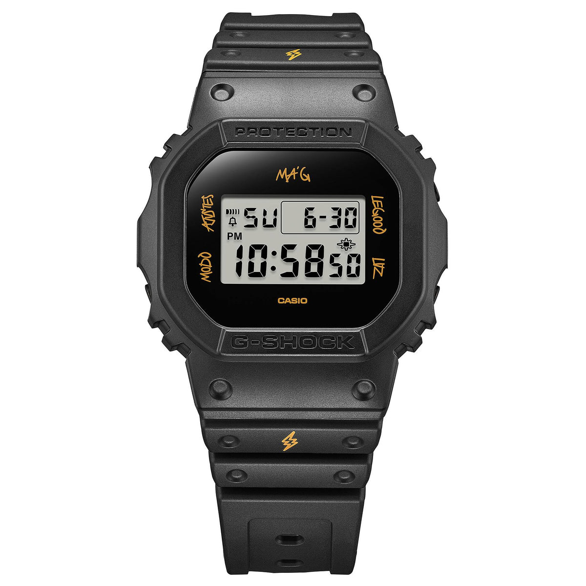 Casio G-Shock DWE-5600JB-1A9 Herrenuhr Gelb J Balvin