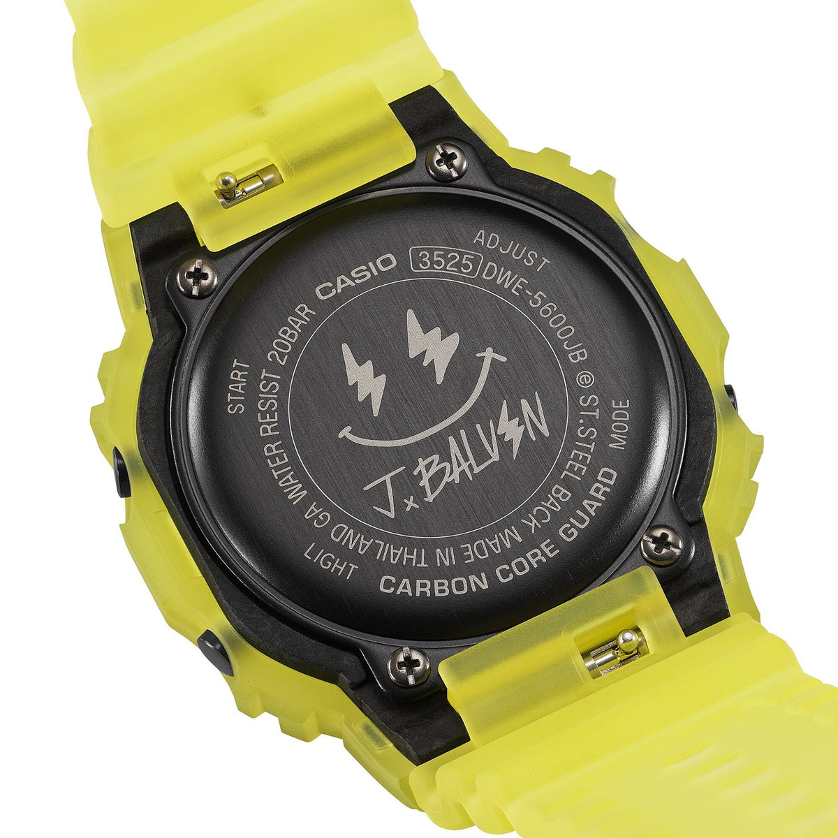 Casio G-Shock DWE-5600JB-1A9 Herrenuhr Gelb J Balvin
