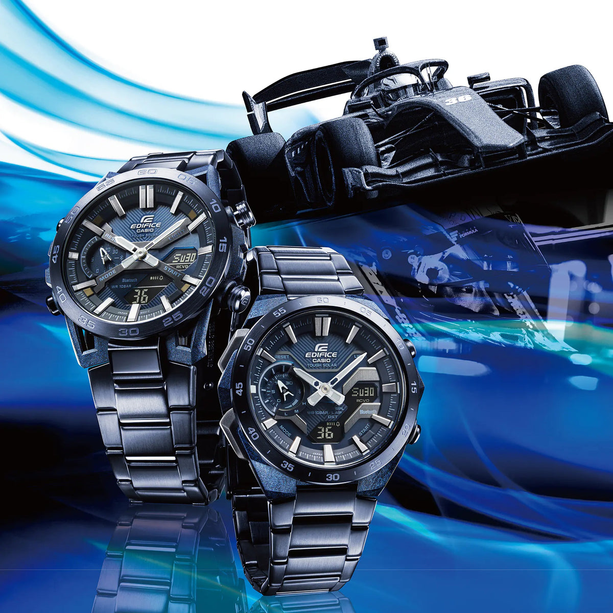 Casio Edifice ECB-2000CB-2A Bluetooth Analog-Digital-Uhr