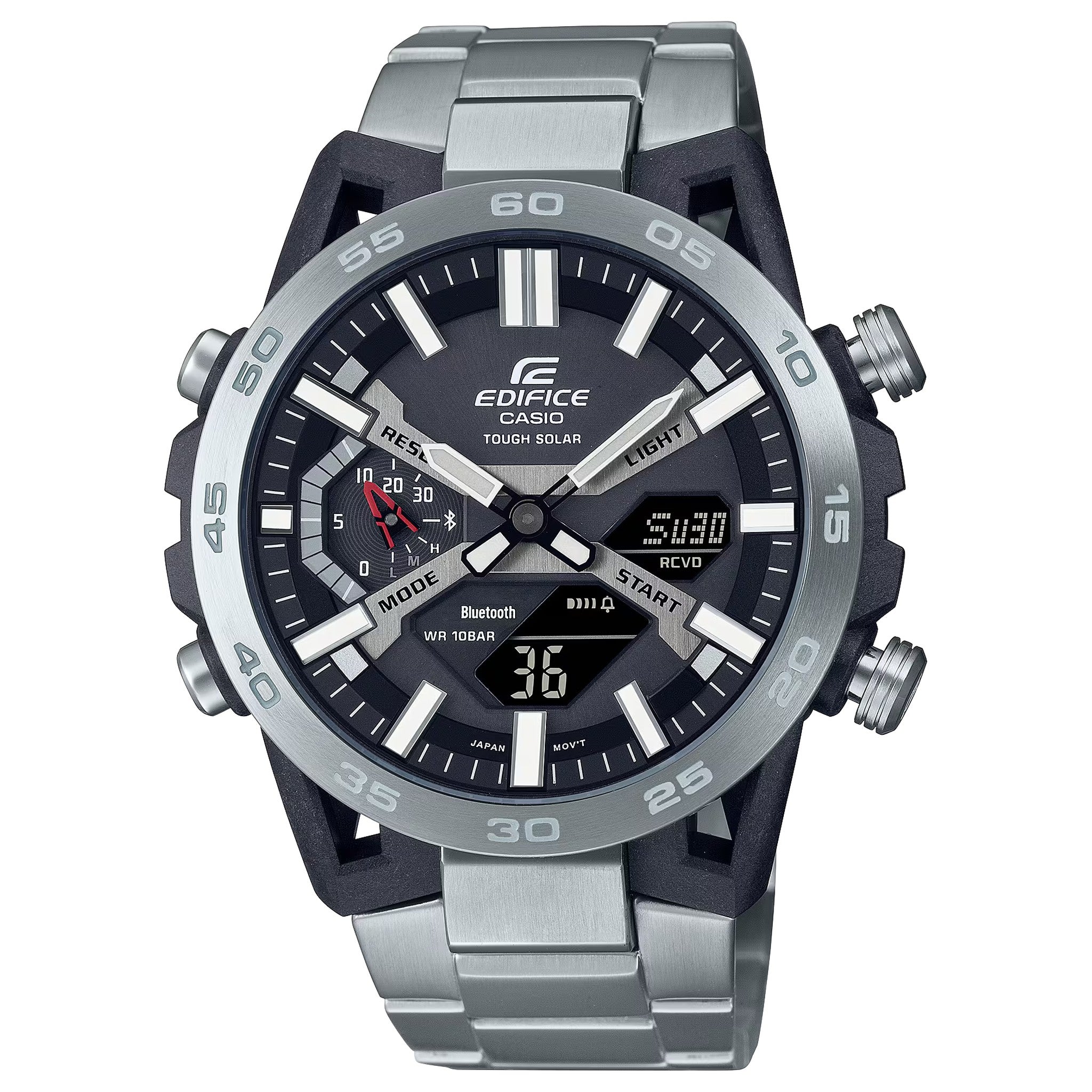 Casio Edifice ECB-2000D-1A Herrenuhr Schwarz