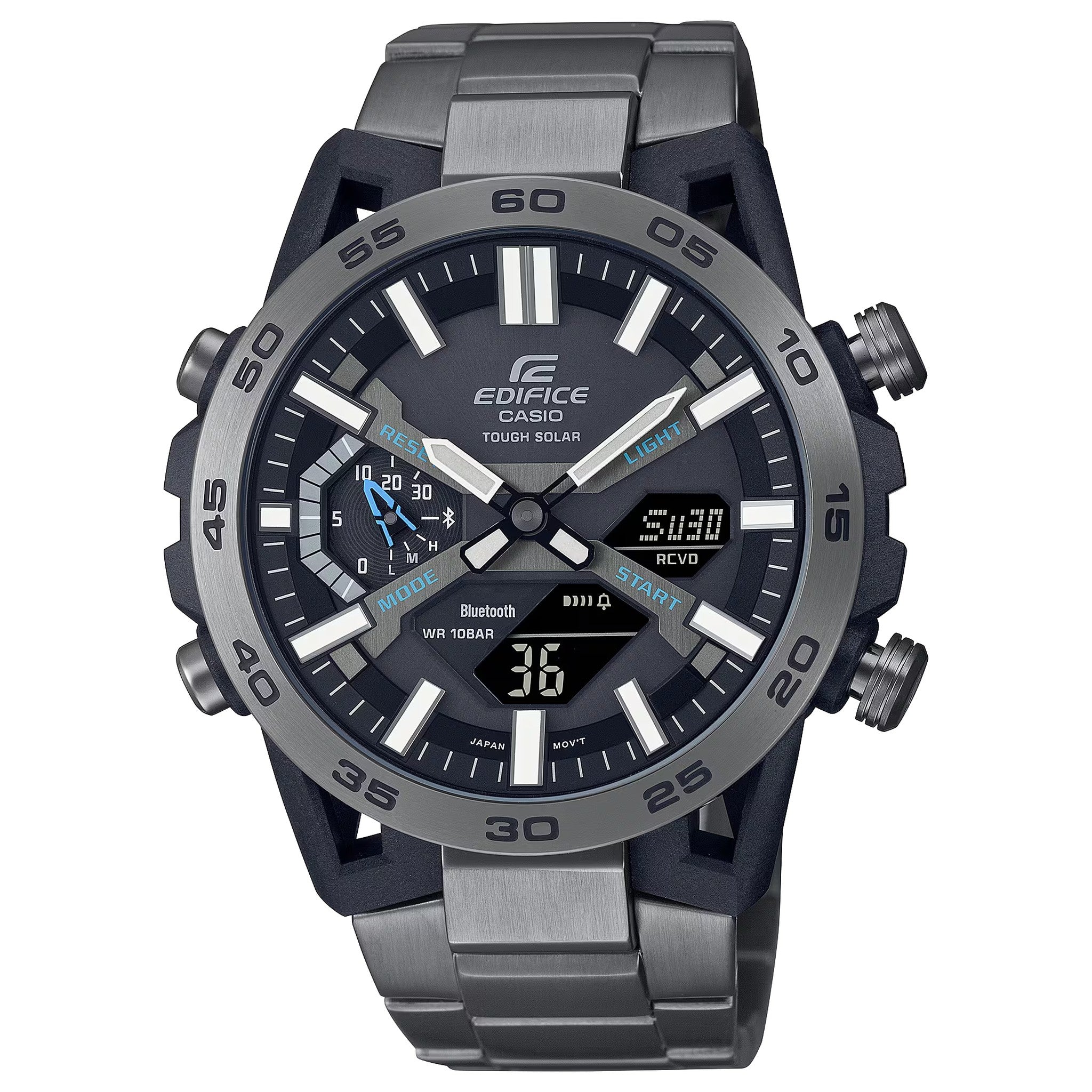 Casio Edifice ECB-2000DC-1A Herrenuhr Schwarz