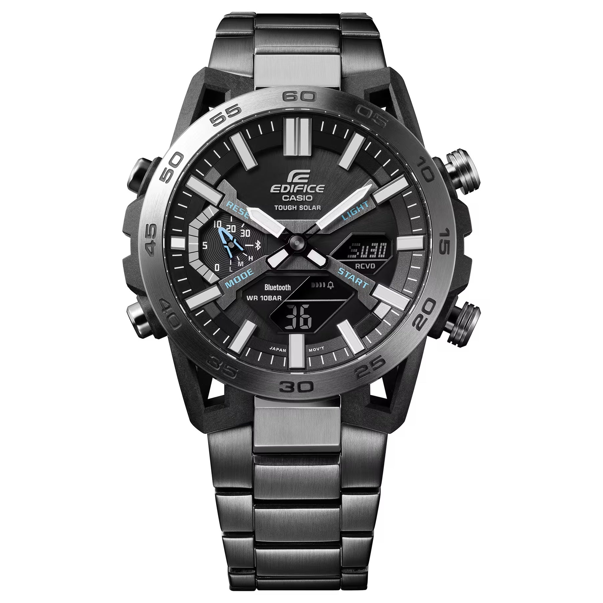 Casio Edifice ECB-2000DC-1A Herrenuhr Schwarz