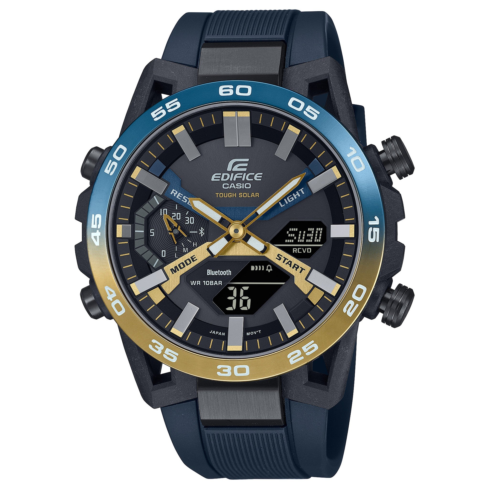 Casio Edifice ECB-2000NP-1A Herrenuhr Schwarz Blau