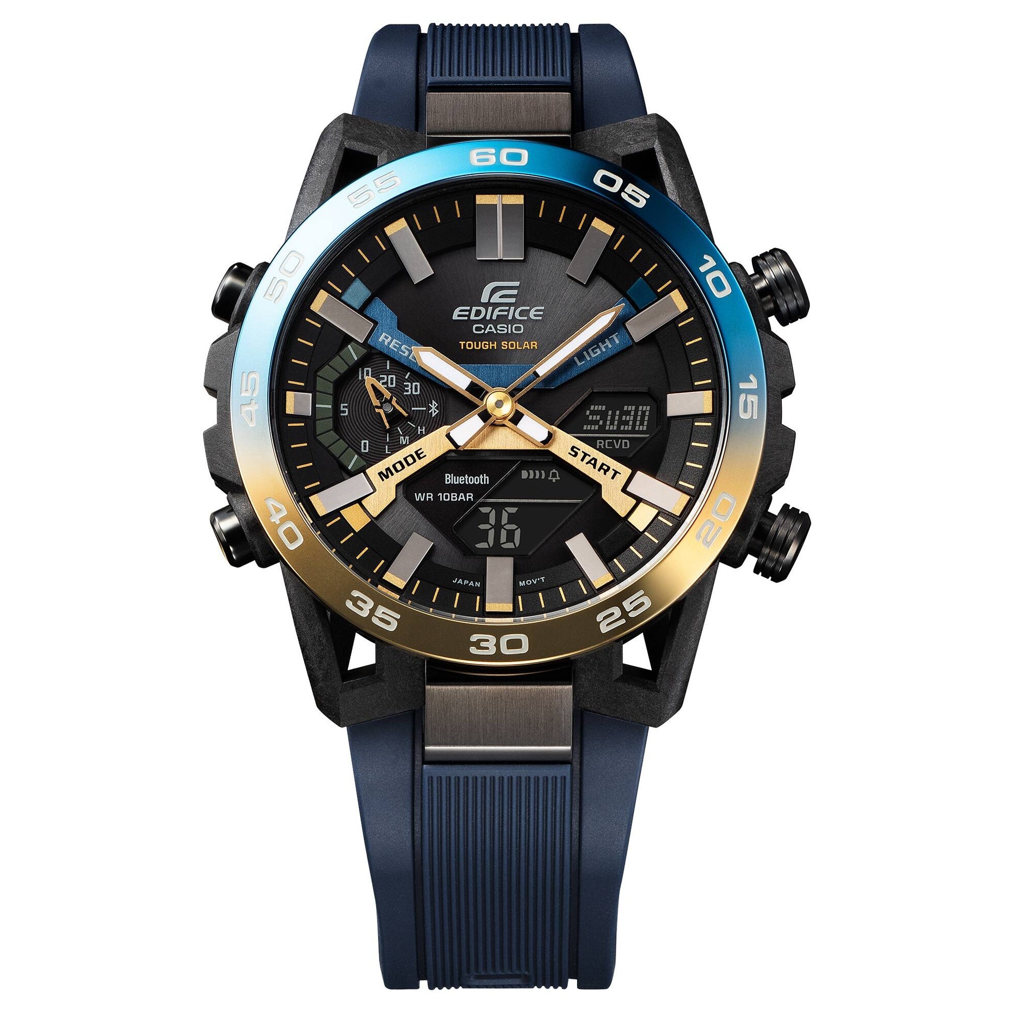 Casio Edifice ECB-2000NP-1A Herrenuhr Schwarz Blau