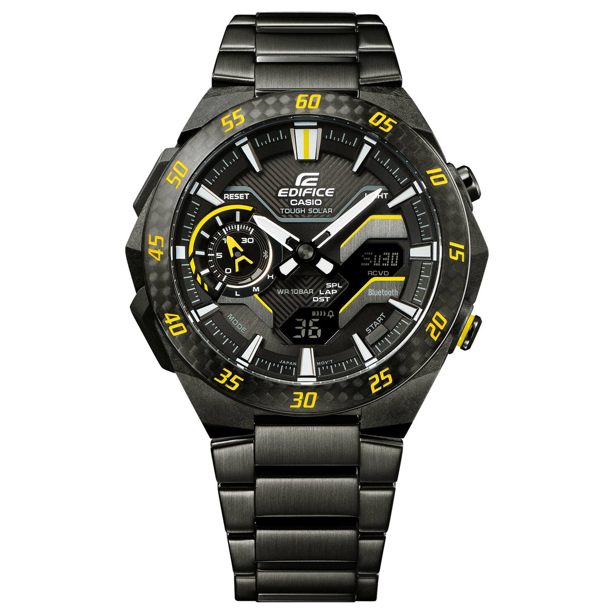 Montre Casio Edifice ECB-2200RC-1A9 Homme Noir Jaune
