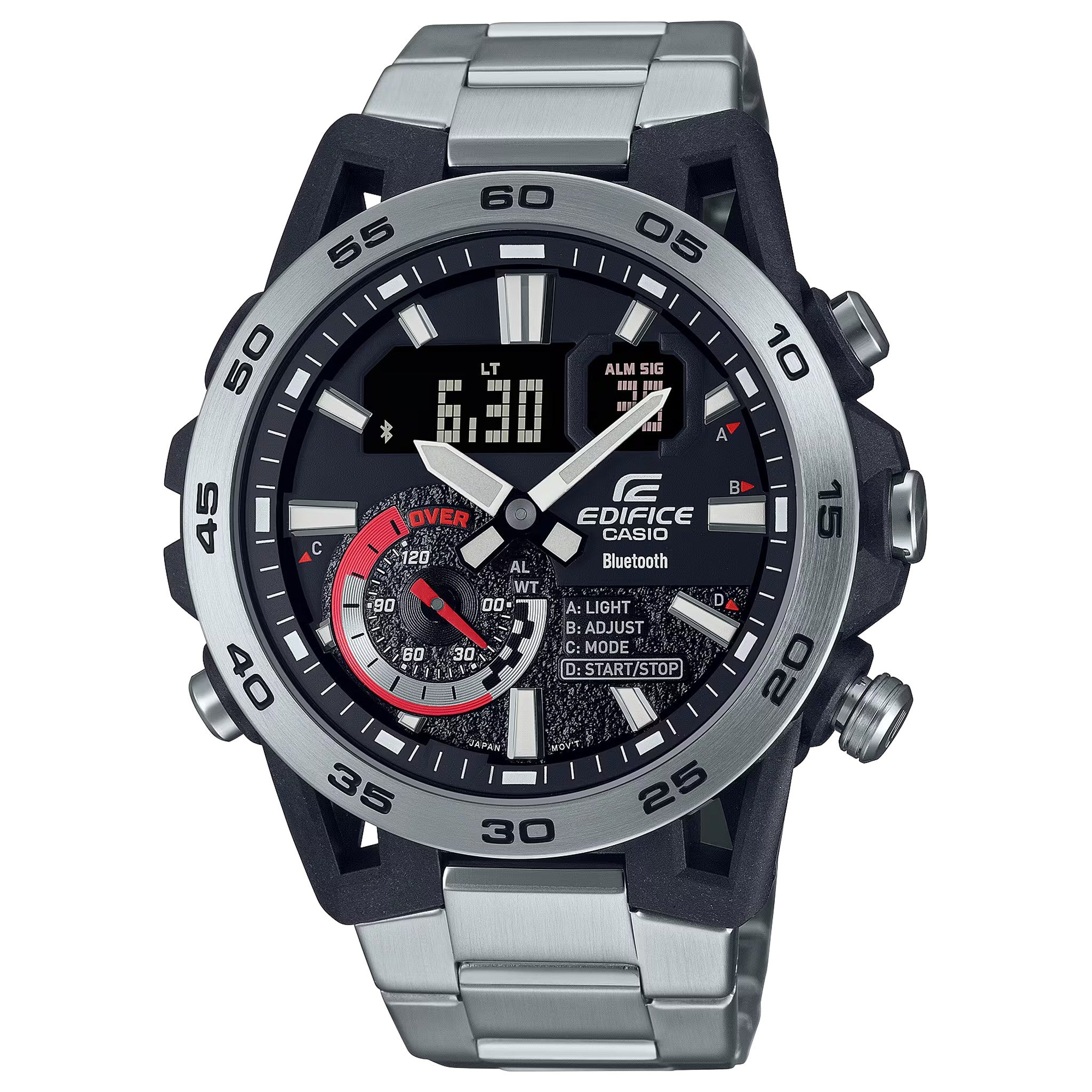 Montre Casio Edifice ECB-40D-1A Homme Argenté Noir