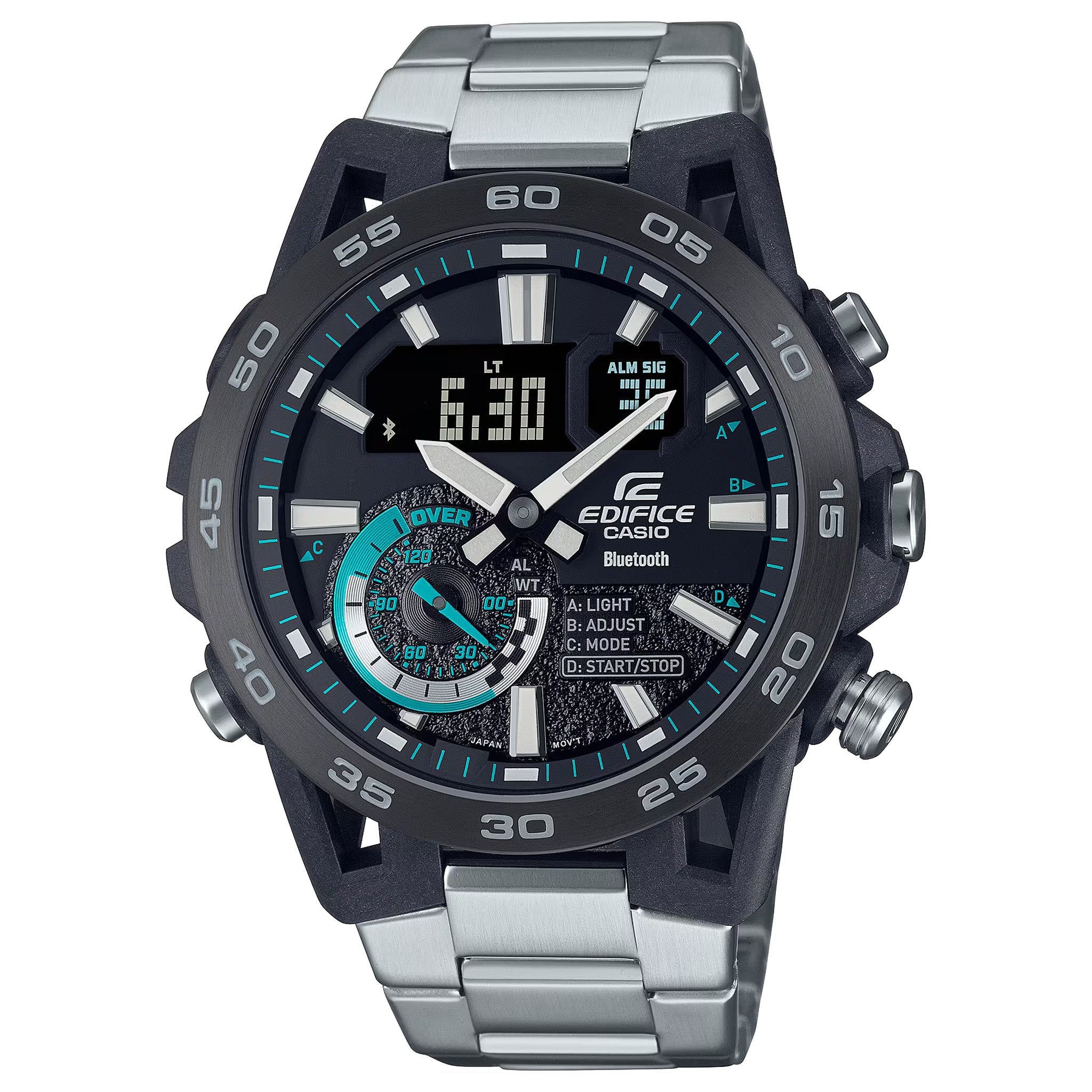 Montre Casio Edifice ECB-40DB-1A Homme Argenté Noir